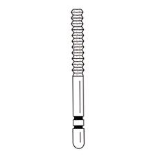 Fraises diamantées Two Striper® FG Crown Cut™, FG, gros, vert, 5/emballage