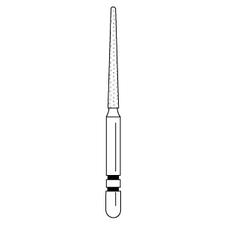 Fraises diamantées Two Striper® – FG, moyenne, bleue, 5/emballage