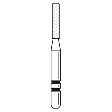 Fraises diamantées Two Striper® – FG, grossière, verte, cylindre KR, 5/emballage
