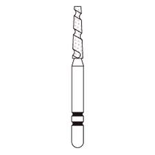 Two Striper® TS2000™ Diamond Burs – FG, Coarse, Green, Taper Flat End, 5/Pkg