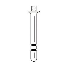 Fraises diamantées spéciales Two Striper® coupe profonde pour la préparation des facettes – FG, grossier, vert, coupe profonde, 1,2 mm de diamètre, 5/emballage