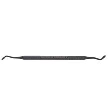 Instruments pour obturation composite/plastique – CCI Contact moyen/grand, manche en aluminium anodisé noir, double extrémité