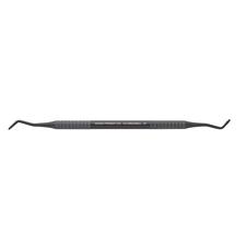 Instruments pour obturation composite/plastique – CCI Contact mini/petit, manche en aluminium anodisé noir, double extrémité
