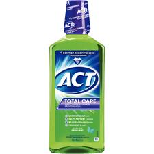 ACT® Total Care Anticavity Fluoride Rinse – 33.8 oz Bottle, Fresh Mint, Each