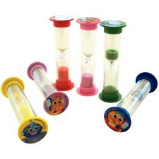 Quacky & Jackie 2-Minute Brushing Timers, Assorted, 1" W x 3-1/2" H, 36/Pkg