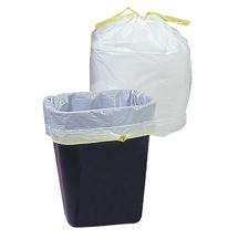 Heavy-Duty Drawstring Trash Can Liners, 13 Gallon, 200/Pkg