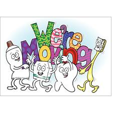 Moving 4-Up Laser Postcards, 100/Pkg