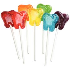 Dr. John’s Healthy Sweets™ Tooth-Shaped Fruit Lollipops Sugarfree