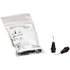 Embouts applicateurs Luer-Lok pour canules – 1,2 mm, noir, 20/emballage