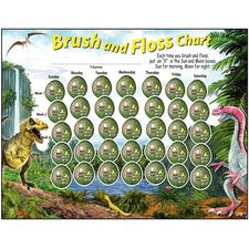 Brush and Floss Charts, 8-1/2” W x 11" H, 100/Pkg