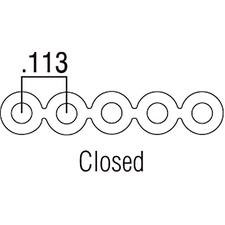 Patterson® Plastic Chain – Closed, 15 Feet/Spool