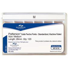 Patterson® Gutta Percha Points – Auxiliary Sizes