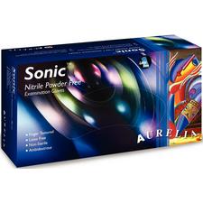 Gants d’examen en nitrile Aurelia® Sonic™ – Sans poudre, indigo