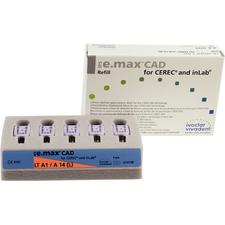 IPS e.max® CAD LT (Low Translucency) Abutment Blocks – A14, 5/Pkg