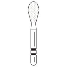 Fraises diamantées Two Striper® – FG, grossière, verte, KS5, No. 276, diamètre de 6,2 mm, 5/emballage