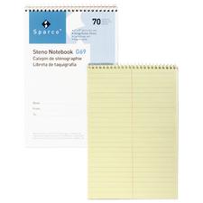 Sparco Steno Notebooks, 6" x 9"
