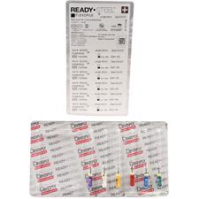 Limes READY•STEEL™ Flexofile® – Acier inoxydable, stérile, tailles assorties, 6/emballage