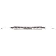 Élévateur chirurgical Mini Me – Woodson modifié périostique, manche Satin Steel 6, double extrémité