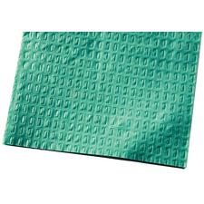 Bavoir pour patient – 2 épaisseurs, doublage poly, 33 x 45,7 cm (13" x 18"), sarcelle, 500/emballage