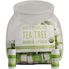 Baume à lèvres biologique en bocal – Arbre à thé menthe, 100/emballage