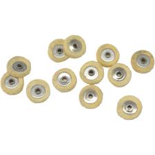 Disque de polissage miniature en chamois – diamètre de 5/8 ", 3 épaisseurs, 1/emballage