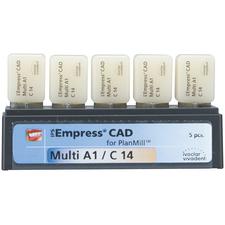IPS Empress® CAD PlanMill™ Blocks - Multi, C14, 5/Pkg