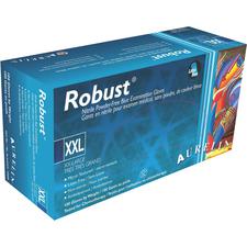 Gants d’examen en nitrile souple Aurelia® Robust™ - Non poudrés, bleus, 100/emballage