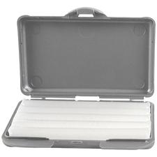 Cire de soulagement Carmel avec boîte sans parfum – boîte argentée, 50 boîtes de plastique/boîte