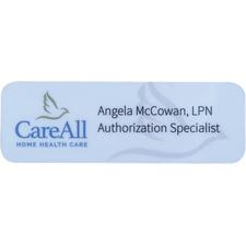 Full Color Name Pin, 3" W x 1" H