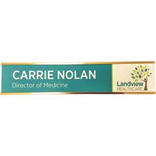Full Color Sign with Desk/Counter Holder