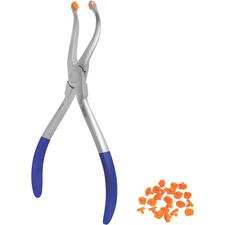 Pince d’extraction de couronnes FRINGS® avec coussinets, extrémité unique