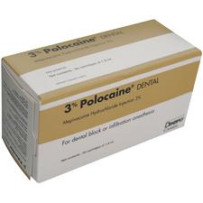 Polocaine®, dentaire 3 %, chlorhydrate de mépivacaïne, injectable, USP – cartouche de 1,8 mL, 50/emballage