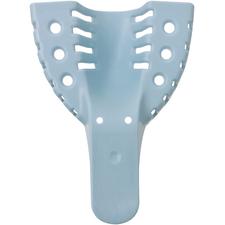 Patterson® Disposable Plastic Impression Trays – Perforated, Blue, 12/Pkg