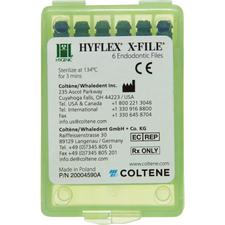 Hygenic® Hyflex® X-File® en acier inoxydable - 25 mm, 6 par emballage