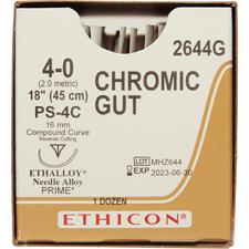 Absorbable Chromic Gut Surgical Sutures, Precision Point Reverse Cutting