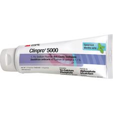 Dentifrice anticarie avec 1,1 % de fluorure de sodium 3M™ ESPE™ Clinpro™ 5000 – Menthe verte, tube de 4 oz