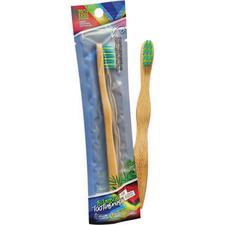 Brosses à dents manuelles WooBamboo!™ Eco-Awesome pour enfants – super souples, bambou, 100/emballage