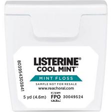 Listerine® Dental Floss – Cool Mint, 5 yd, 144/Pkg 