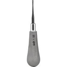 Élévateur chirurgical BTG – No 301, apical, revêtement en nitrure de titane, manche Bloody Tooth Guy, extrémité unique