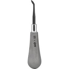 Élévateur chirurgical BTG – B, Cogswell, revêtement en nitrure de titane, manche Bloody Tooth Guy, extrémité unique