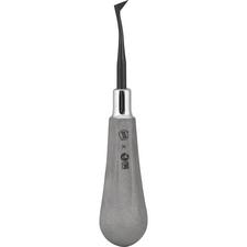 Élévateur chirurgical BTG – Cryer, East, universel, revêtement en nitrure de titane, manche Bloody Tooth Guy, extrémité unique