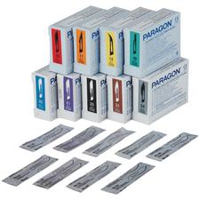 Lames de bistouri stériles jetables en acier inoxydable Paragon® – 100/emballage
