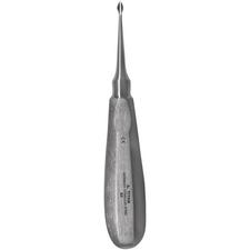 Élévateur pour la préservation des os à extrémité en forme de bêche – N° 63, droit, embout de 4 mm, simple extrémité