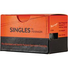 Fraises au carbure stériles Singles – FG, cône inversé, 25/emballage