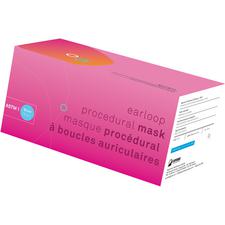 Masques procéduraux à boucles auriculaires Aurelia® – ASTM niveau 1, bleus, 50/emballage