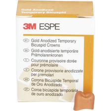 Gold Anodized Crown Refill – First Molar, Upper Right, 5/Pkg