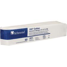 Compresses non tissées 100 % coton – 2" x 2", non stérile, 5 000/emballage