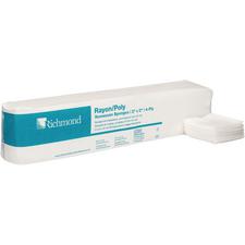 Compresses non tissées en rayonne/poly – 2" x 2", non stérile, 5 000/emballage