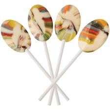 Dr. John’s® Healthy Sweets™ Xylitol Rainbow Lollipops, Berrry Swirl Flavored, 2.5 lb/Approx. 160/Pkg