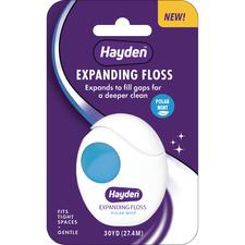 Expanding Dental Floss – Polar Mint, 30 yd Packs, 6/Pkg